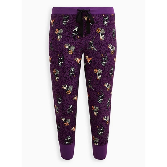 Torrid Foxy Full Length Sleep Legging Witchy Black/Purple PLUS 2X NWT 18378251 - Picture 4 of 8